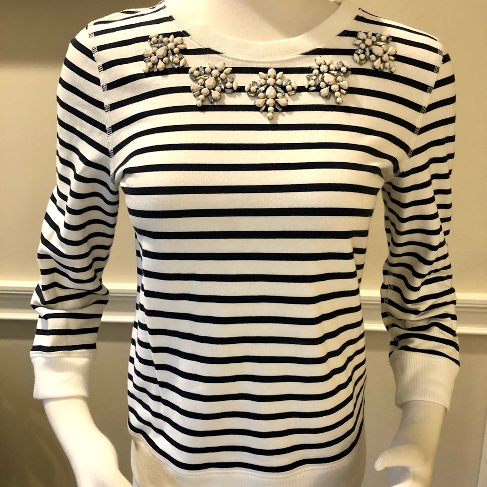 J. Crew embellished sweatshirt